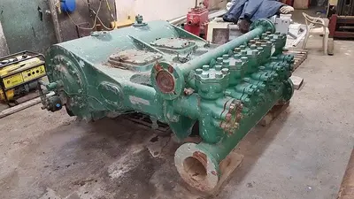 USED WILSON SNYDER 85-25 QUINTUPLEX PLUNGER PUMP