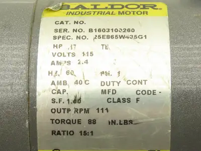 Used BALDOR _UNKNOWN_ Speed Reducers Indiana US | Arrow Industrial #1408859