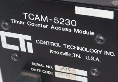 NEW CONTROL TECHNOLOGY INC. TCAM-5230 TIMER COUNTER ACCESS MODULE TCAM5230