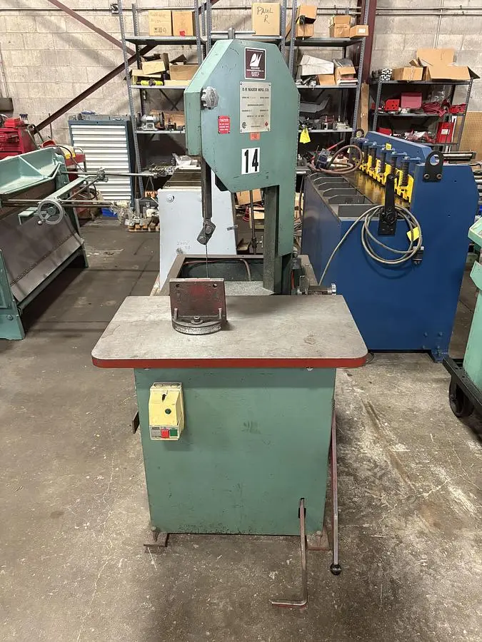 Used E-R MAIER KM1012 Vertical Band Saws Ontario CA | Trader Machinery Inc #1455779