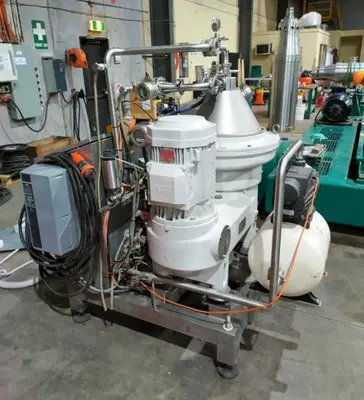GEA Westfalia GSC 25-06-007 wine/beer clarifier skid, 316SS.