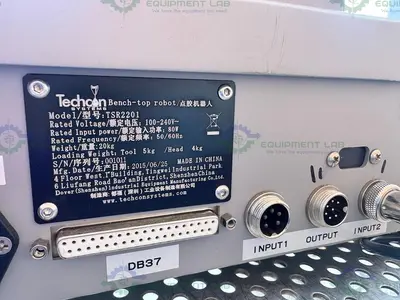 USED TECHON TSR2201 DISPENSING ROBOT 3-AXIS 200MM X 200 MM