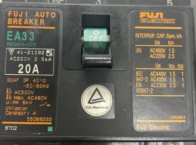 New | in-Stock FUJI BB3AEA-020 Miscellaneous Equipment (Electrical & Power) | Surplus Asset Holdings #1188549