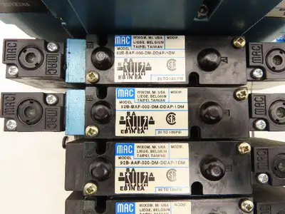 MAC SM32 MAConnect 10-Station Serial Manifold DeviceNet 92B Solenoid Valves 24V
