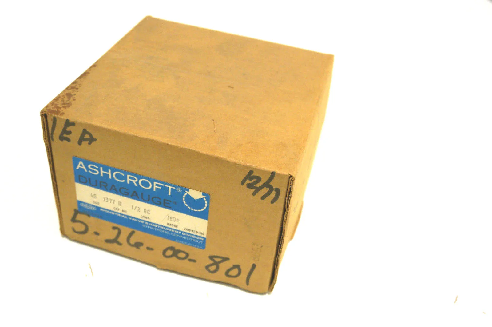 NEW ASHCROFT 45-1377-R 160 PSI DURAGAUGE 451377R160