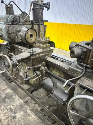 #2A WARNER & SWASEY MODEL #M-510 TURRET LATHE WITH BAR FEED: YOBRO #24459