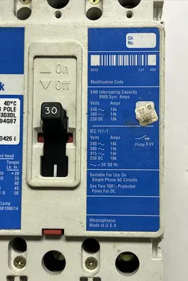 Used WESTINGHOUSE EHD3030L Miscellaneous Equipment (Electrical & Power) | Surplus Asset Holdings #1202822