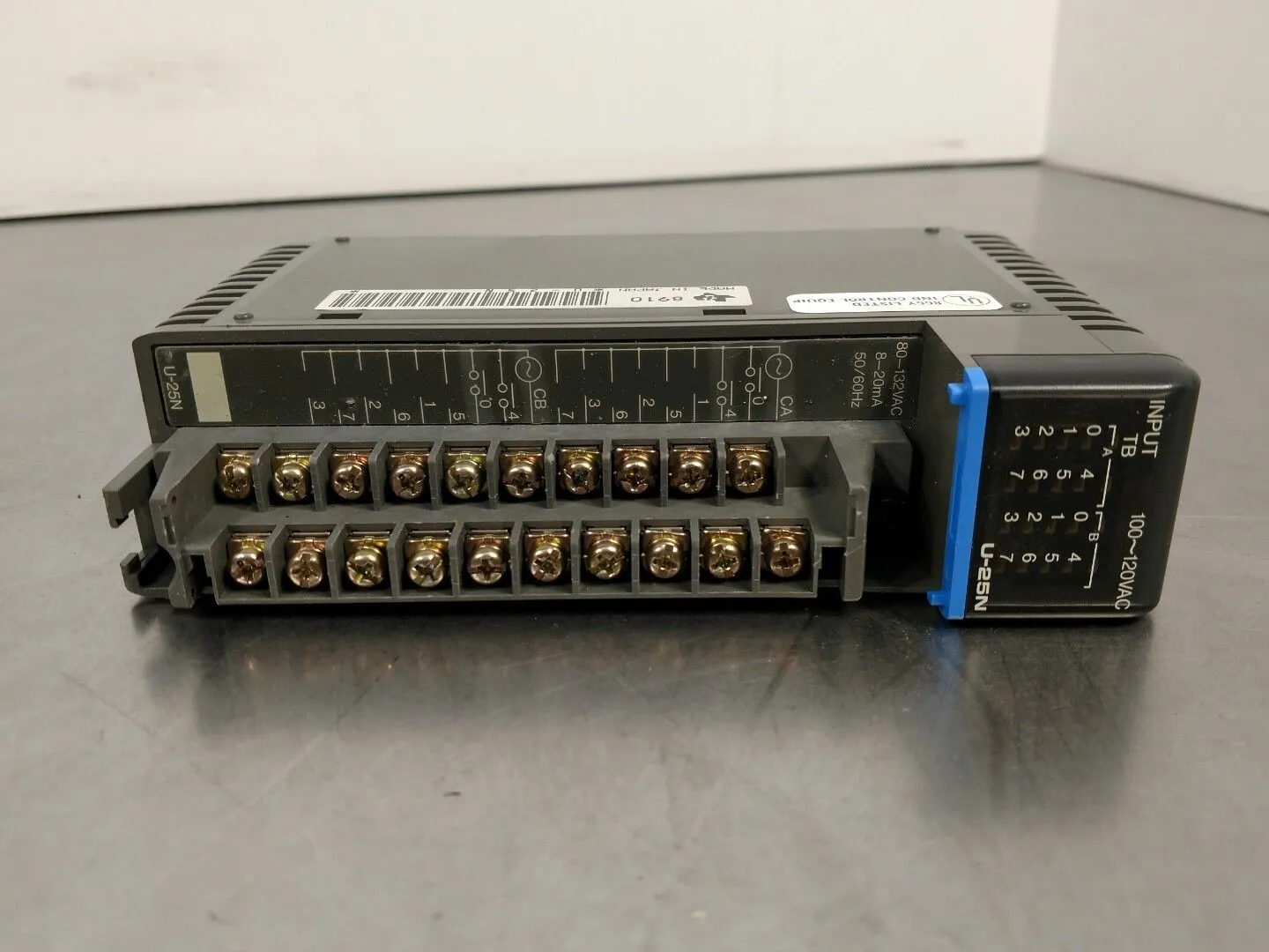 TEXAS INSTRUMENTS U-25N PLC INPUT MODULE No Cover Plate 3F