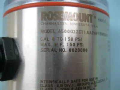USED Rosemount 4500G22C11AA2AF1I5M5Q4Q8
