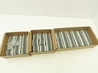 Eaton UT 2.5 Feed-Through Terminal Block Gray 2.5mm² IEC 60947-7-1  Lot of 349