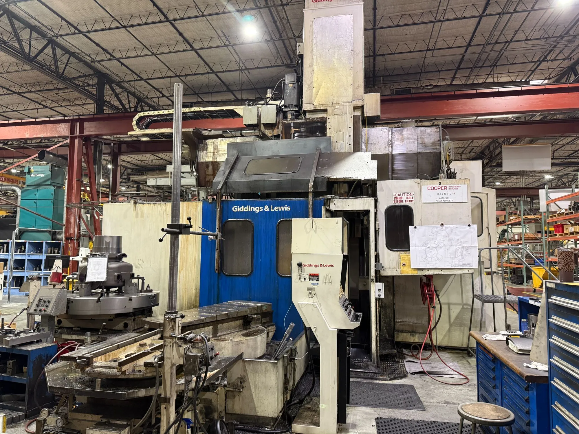 Used 2001 GIDDINGS & LEWIS 48 VTC Vertical Boring Mills (incld VTL) Texas US | Harris Machine Tools, Inc. #1443853