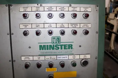 Used MINSTER E2-400-96-42 Straight Side Presses Ohio US | D & D Industries #1250623
