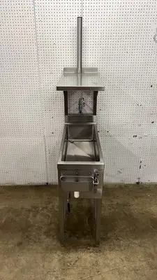 Used Falcon Restaurant Supply, Inc. Used 15" x 42" Stainless Steel Sink with Dipper Well - RL Sinks Illinois US | Falcon Restaurant Supply #1373499