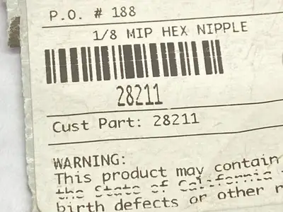 New | in-Stock Midland Industries Hex Nipple 1/8" Male NPTF x 1/8" Male NPTF LOT OF 22 Parts (Hydraulics and Pneumatics) Michigan US | Maverick Industrial Sales #1391087