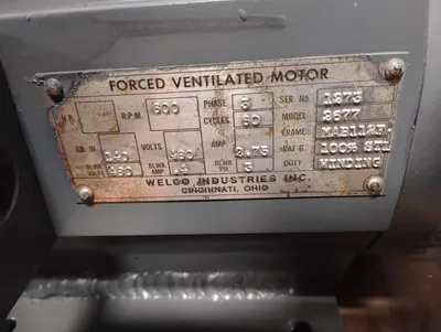 WELCO INDUSTRIES INC. 2677 General Purpose Motors | ESS Industrial Equipment Sales (7)