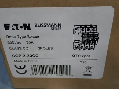 Used COOPER BUSSMANN CCP330CC Disconnects Ohio US | HGR 24 #1020164