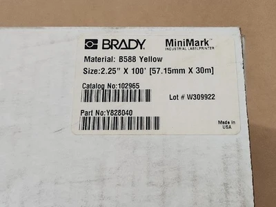 NEW Brady 102965