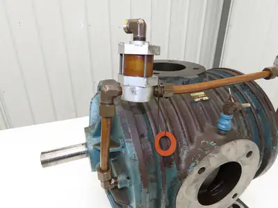 Pneumotive 107-J Sliding Vane Pump 4"x 4" Flanged Positive Displacement