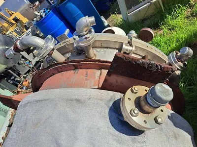 Reactor, 300 Gallon, S/st, Jkt, Sweep Agit, 45 PSI (4) #S739749