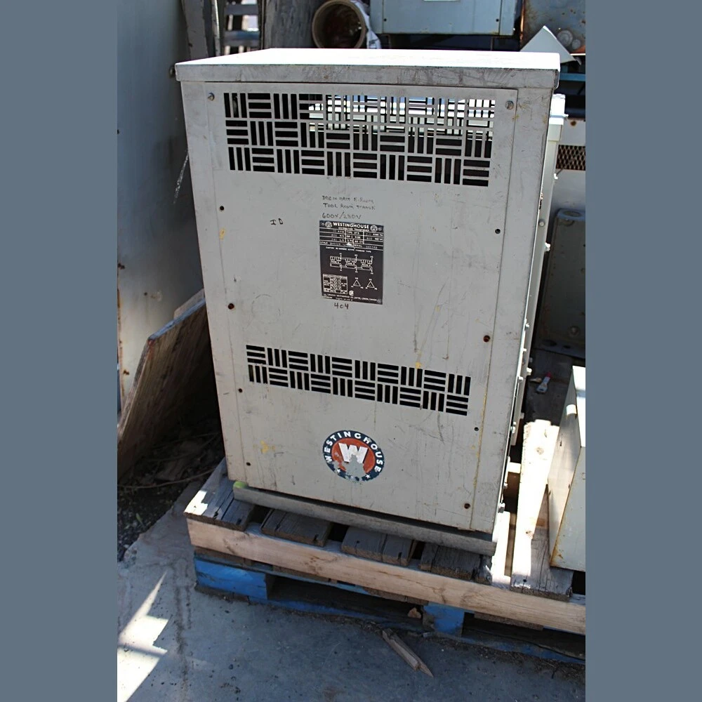 30 KVA 600 - 240 Volt 3 Phase Westinghouse Transformer For Sale
