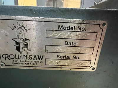 2000 ROLL-IN EF1459 Vertical Band Saws | Universal Press & Machinery (UPM) (3)