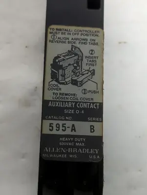 Used ALLEN-BRADLEY 595-A Switchgears Ohio US | Surplus Asset Holdings #1550459