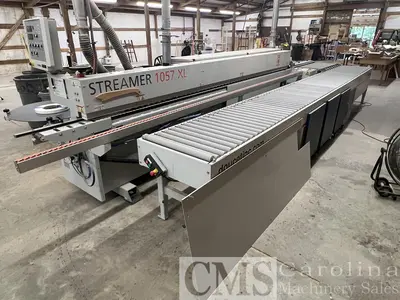 USED 2018 HOLZ-HER STREAMER 1057XL EDGEBANDER WITH DOUCET RETURN