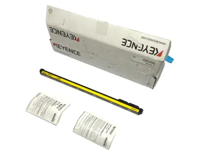 New | in-Stock KEYENCE Safety Light Curtain Receiver, Slim Type 24 Beam Axes Light Curtains & Grids Michigan US | Maverick Industrial Sales #1392762