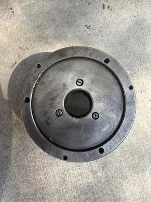 PHASE 2,  6 1/2 " 3-Jaw Chuck 1 1/2" Hole Self Centering Jaws