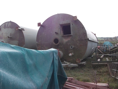 160 Cu. M M/S Vertical Powder Hoppers