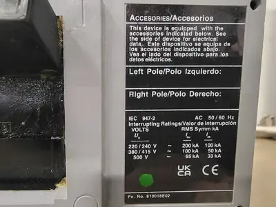 Used SIEMENS HHJD63F400 Switchgears British Columbia CA | Lenmark #1427022