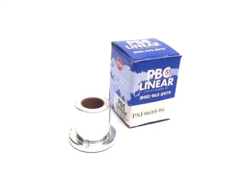Used PBC LINEAR LINEAR SLEEVE FLANGE MOUNT BEARING ID 3/8" Bearings | Maverick Industrial Sales #1103949