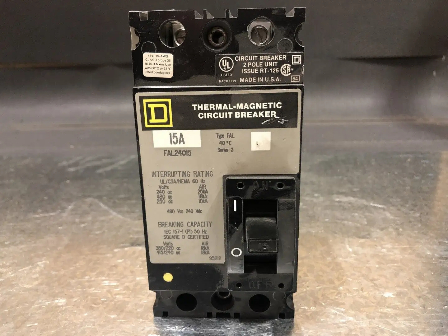 USED SQUARE D FAL24015