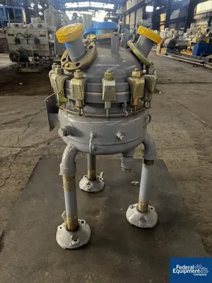USED De Dietrich 5 Gal DeDietrich Glass Lined Reactor, 150/150#