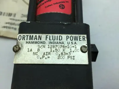 New | in-Stock ORTMAN FLUID POWER _UNKNOWN_ Pneumatic Cylinders | Arrow Industrial #633538