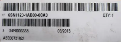 NEW SIEMENS 6SN1123-1AB00-0CA3 POWER MODULE 6SN11231AB000CA3