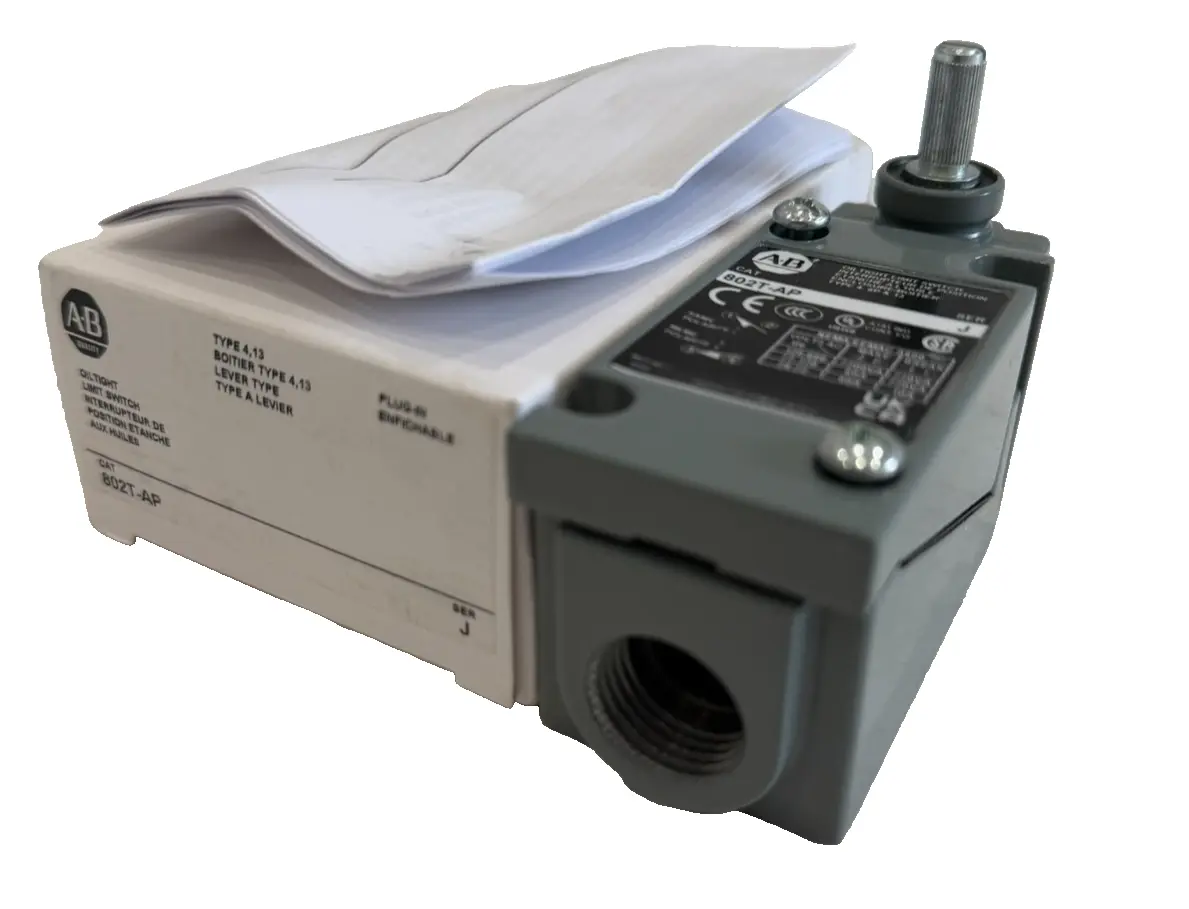 NEW – ALLEN BRADLEY 802T-AP, OILTIGHT LIMIT SWITCH (S-08)