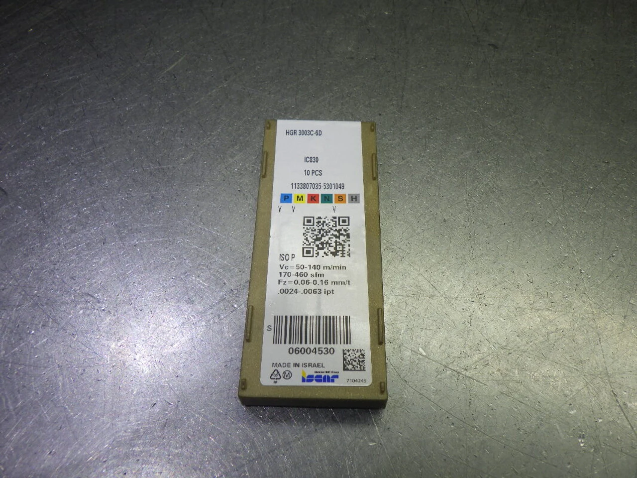 Iscar Carbide Grooving/Parting Inserts QTY10 HGR 3003C-6D IC830 (LOC3604)