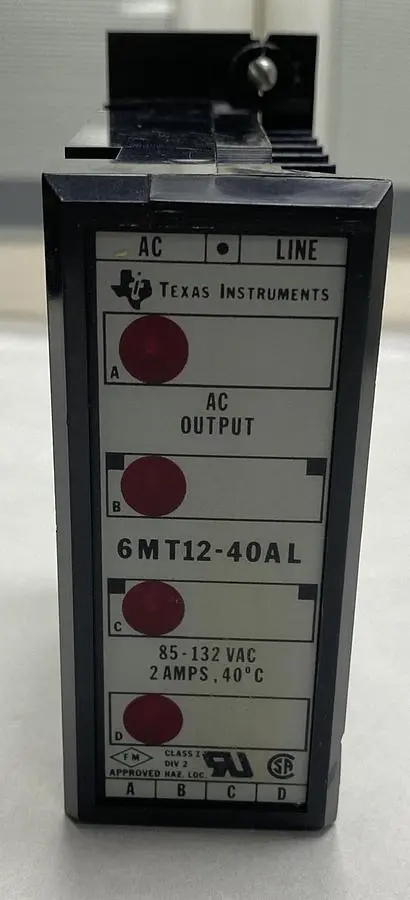 USED TEXAS INSTRUMENTS 6MT12-40AL