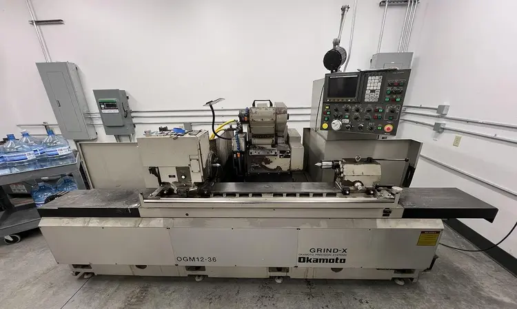 Used 2005 OKAMOTO OGM-1236UB Universal Cylindrical Grinders Wisconsin US | Lemke Machinery Sales #506528