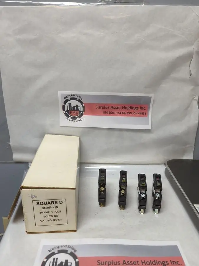 Used SQUARE D QO120 Switchgears Ohio US | Surplus Asset Holdings #1185615