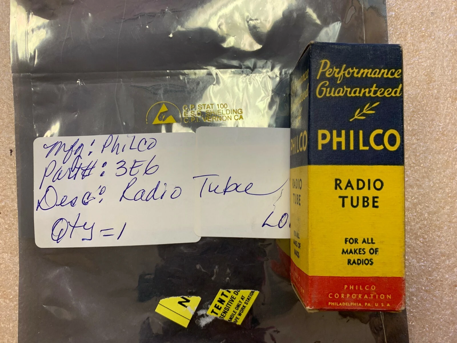 USED PHILCO 3E6 PHILCO 3E6