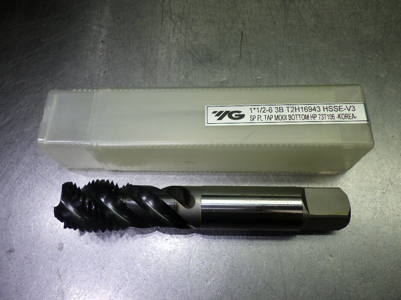 YG-1 1.5-6 3B 4 Flute HSSE-V3 Spiral Flute Modi Bottom Tap T2H16943 (LOC2918B)