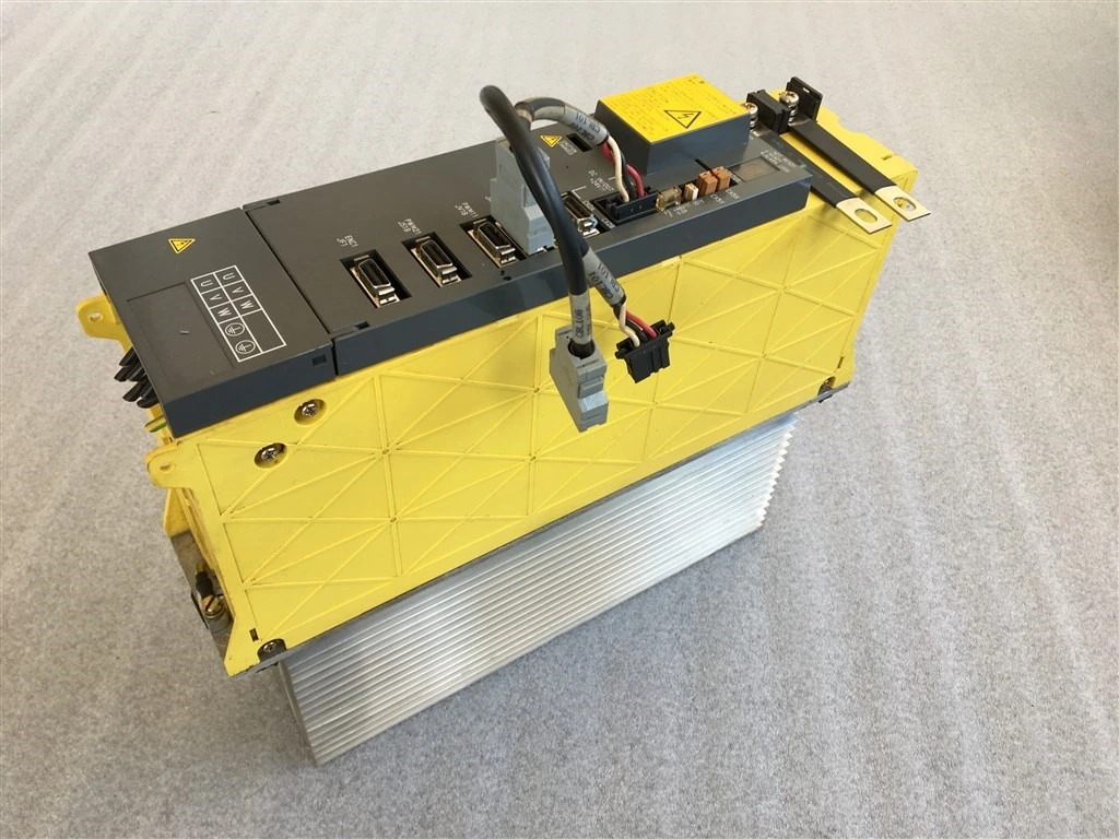 USED FANUC A06B-6079-H106 (6)-SERVO AMPLIFIER MODULE, 9.1 KW