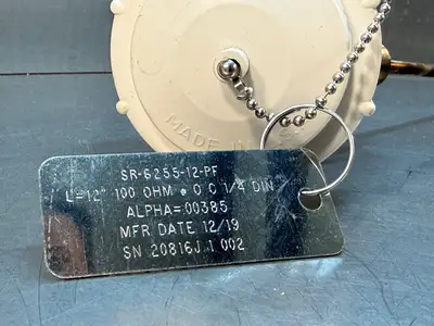 Temp Pro Rtd SR-6255-12-PF 100 0HM ¼ Din Alpha 00385 Thermocouple (2.3.5)