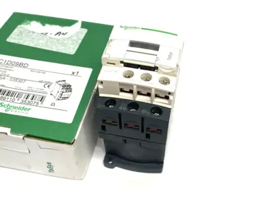 USED SCHNEIDER ELECTRIC IEC CONTACTOR TESYS DECA NONREVERSING 9A 5HP AT 480V