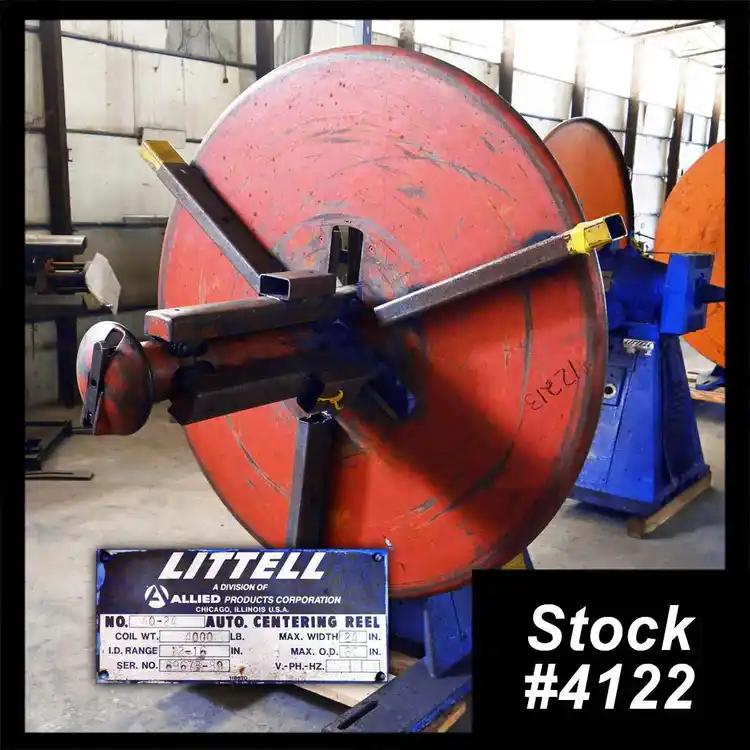 Used LITTELL 40-24 Centering Reels Ohio US | Universal Tube & Rollform Equipment Company 5 #181788