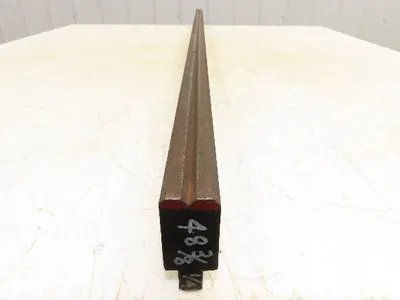 Press Brake Die 48-3/4" Long 90° V 1/4" W 1/8" D 1-3/4" H 1/2" Tang