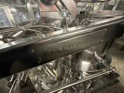 Ellerwerk 734 C cGMP perforate basket centrifuge, 316SS.
