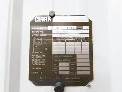 Hydraforce 2789211 Hydraulic Valve 30VDC Coil 6359724 Off Clark NPR20 Forklift